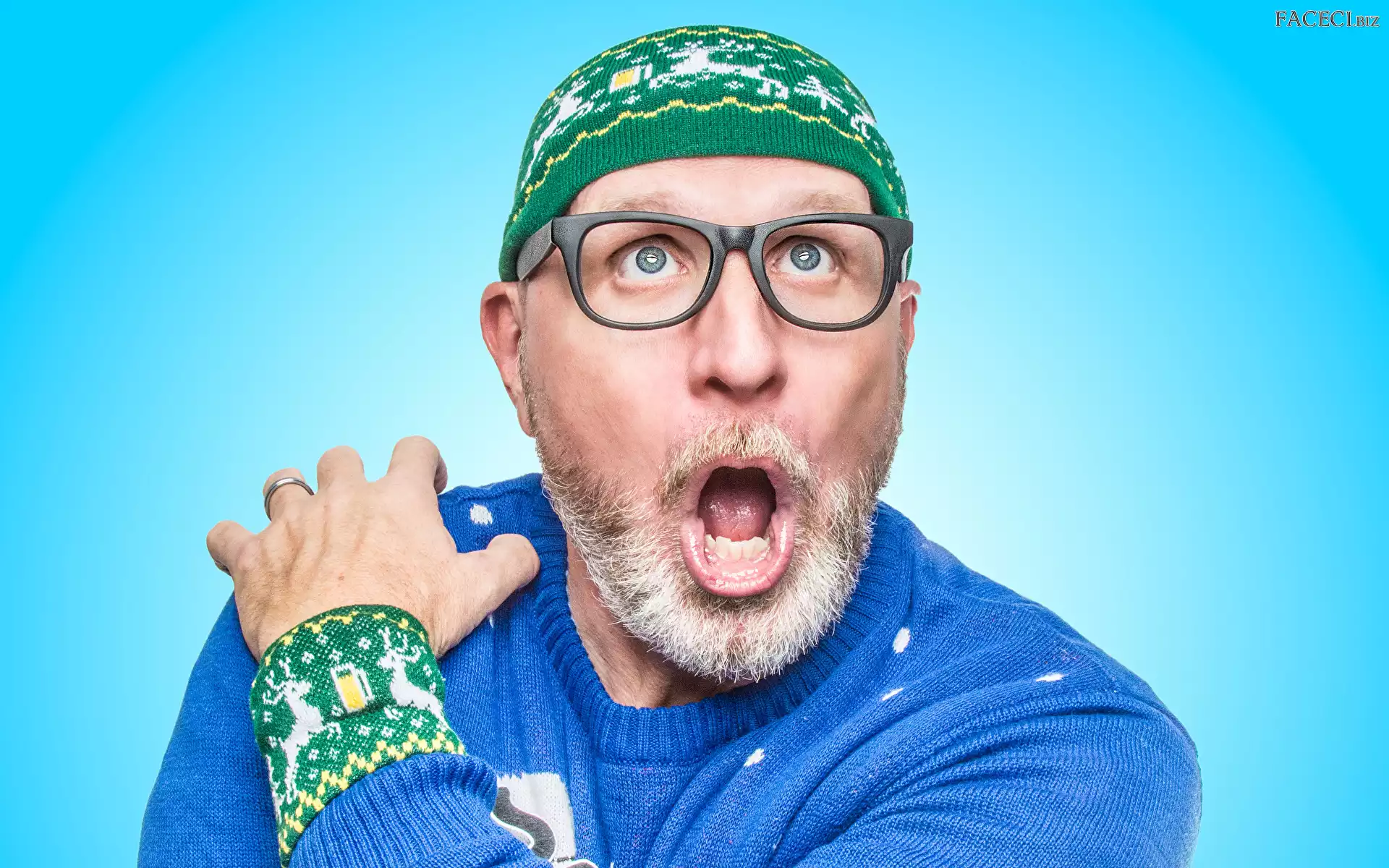 Broda, Mężczyzna, Okulary